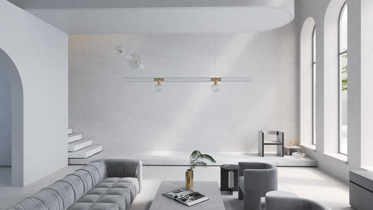 Cipher Horizontal L Pendant - Showroom Piece 30% off