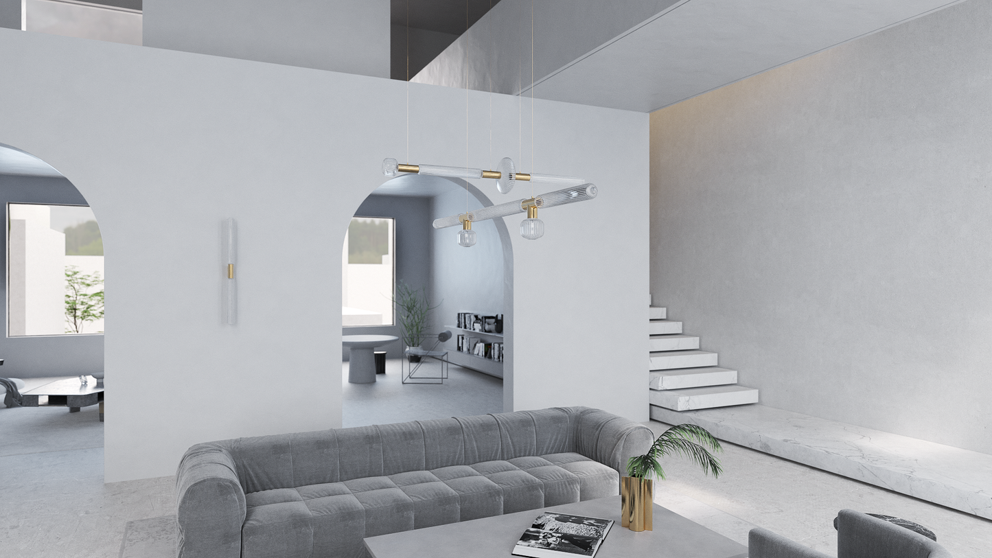 Cipher Horizontal L Pendant - Showroom Piece 30% off