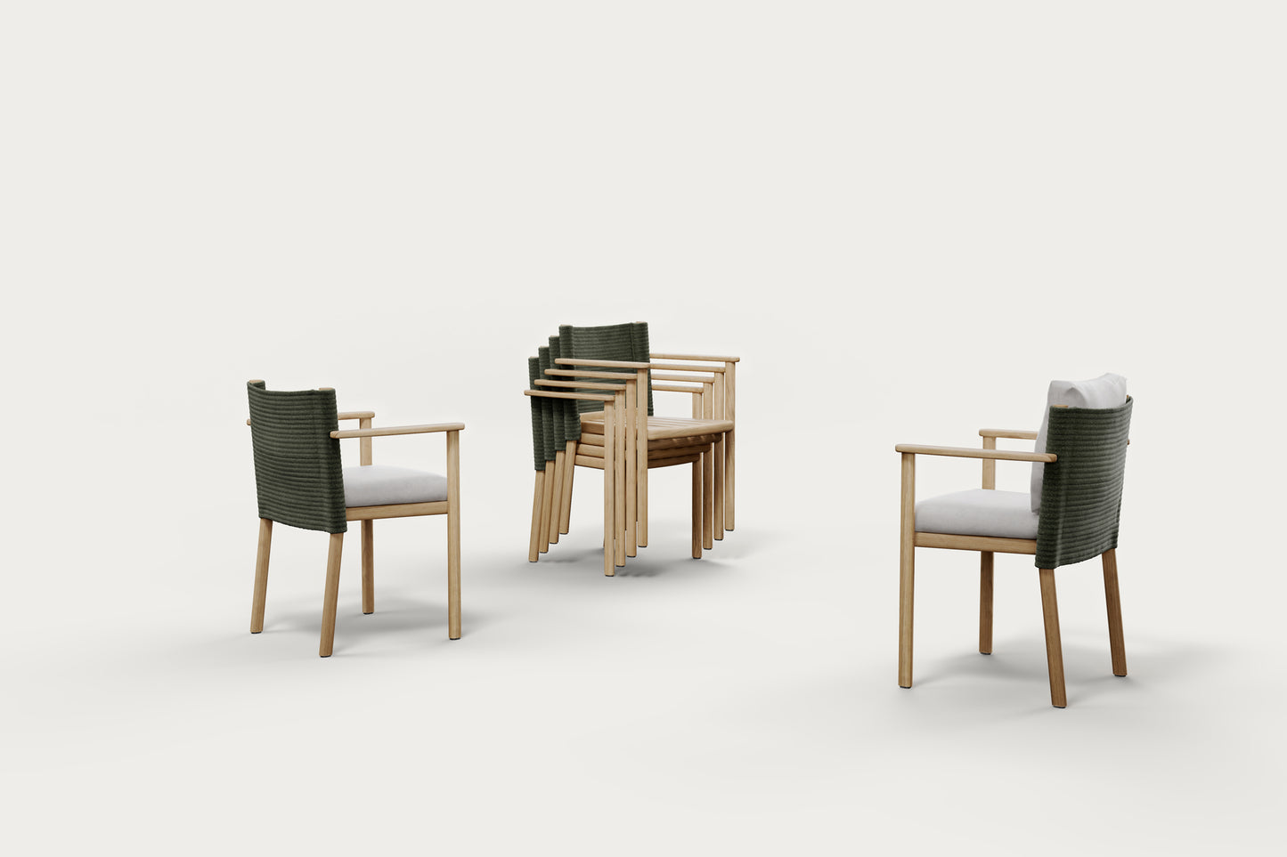 Giro Stackable Dining Armchair