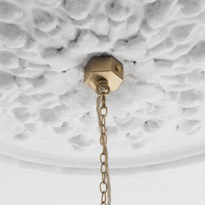 Stem Chandelier with Silk