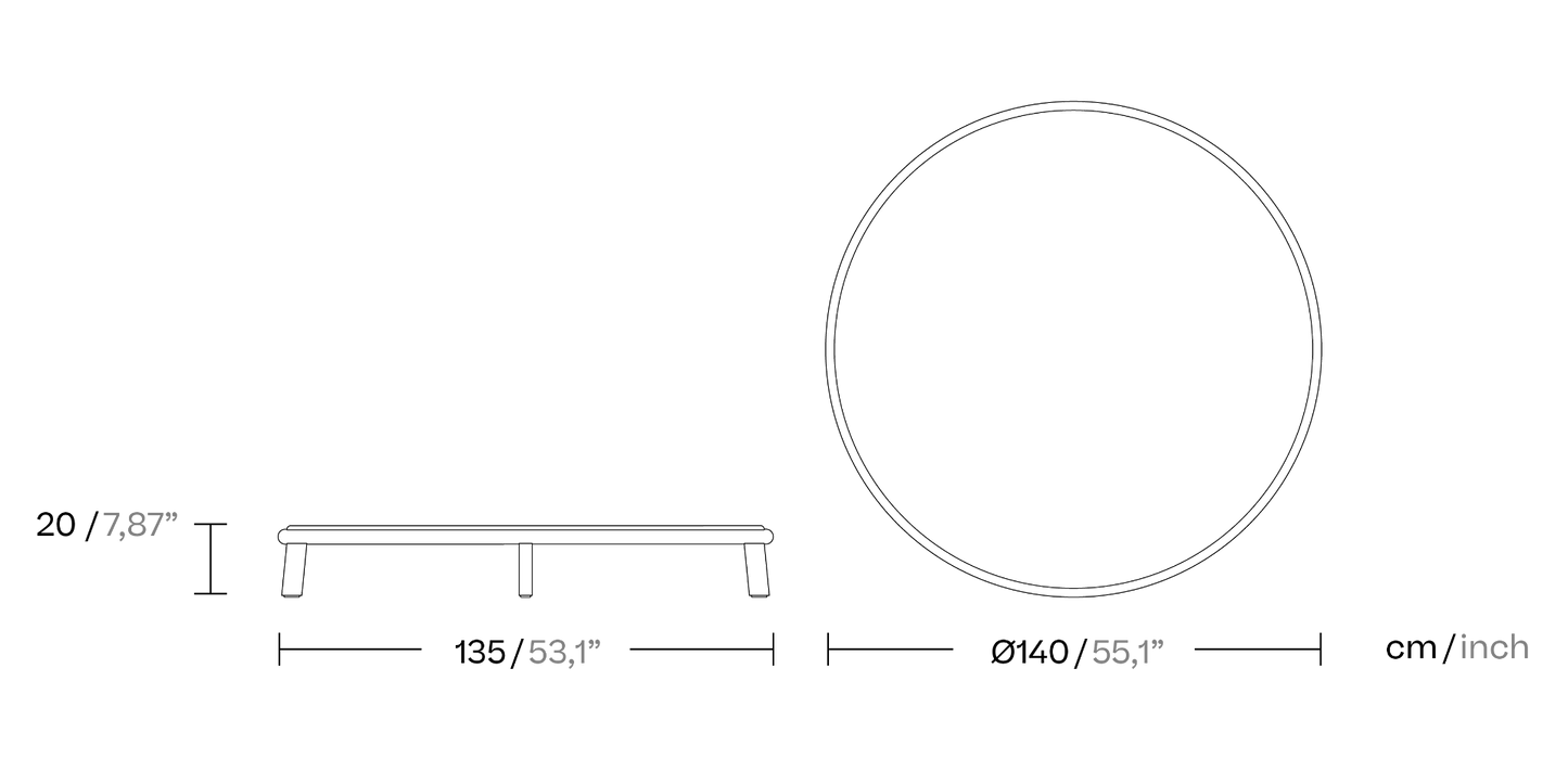 Giro Centre Table D135 Outdoor
