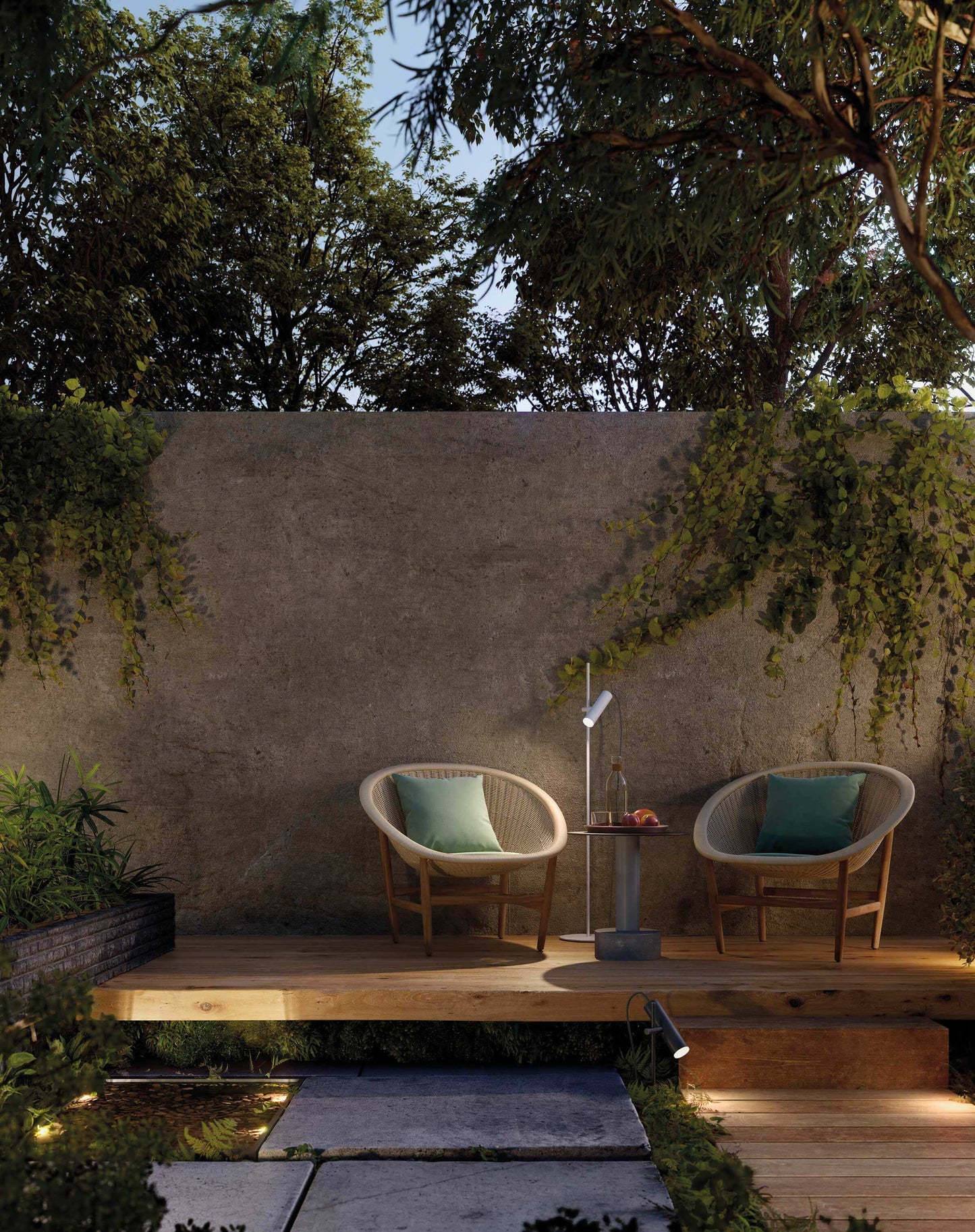 Basket Outdoor Club Chair