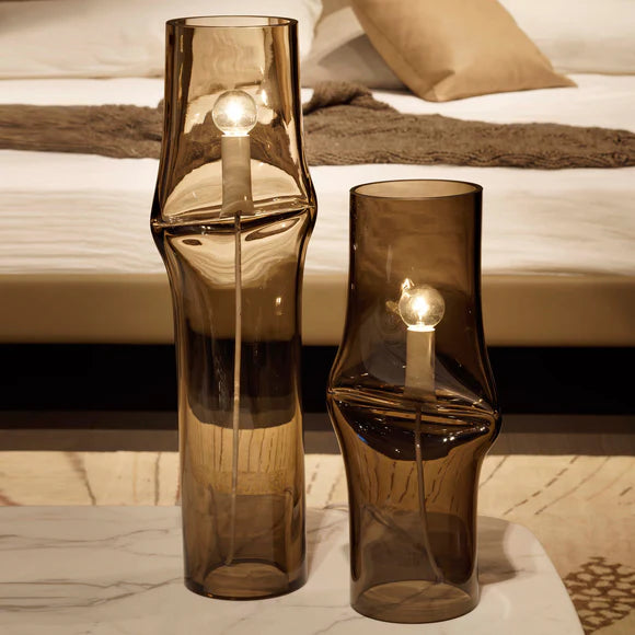Press Floor Lamp Small Smoke - Showroom Piece 30% off
