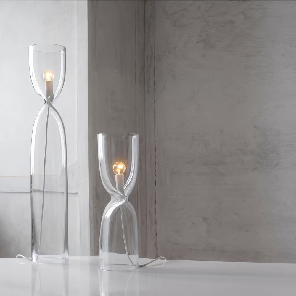 Press Floor Lamp Large Clear - Showroom Piece 30% off