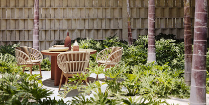 Set of 2 Cala Dining Outdoor Armchair - Showroom Piece 30% off