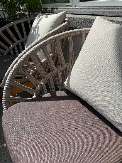 Set of 2 Cala Dining Outdoor Armchair - Showroom Piece 30% off