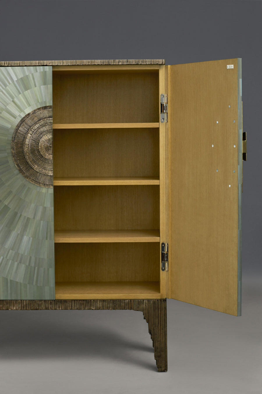 Amadeo Cabinet 
Celadon Straw