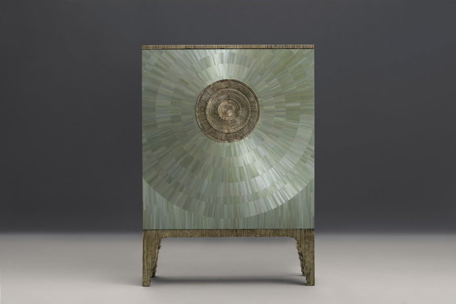 Amadeo Cabinet 
Celadon Straw